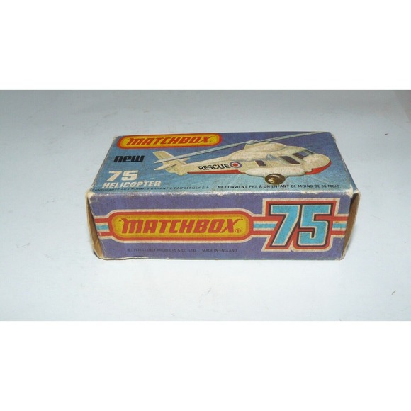 Matchbox Superfast No.75 Helicopter 1976 Mint Condition Die Cast Vehicle - Picture 8 of 12